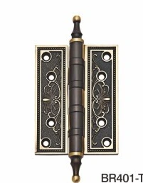 BR401 Decorative brass hinge