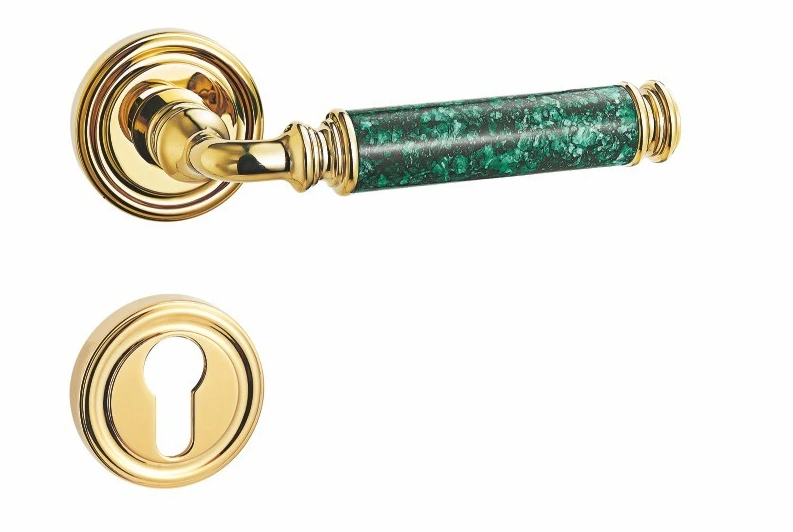BR5-2512 Decorative insert lever Brass Door Lock