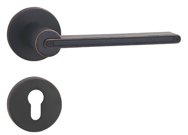 Z02129 Zinc alloy split lever door lock