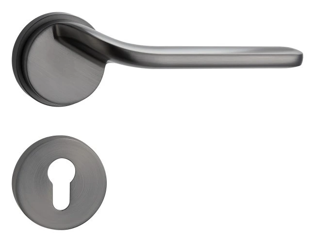 Z02186 Zinc alloy split lever door lock