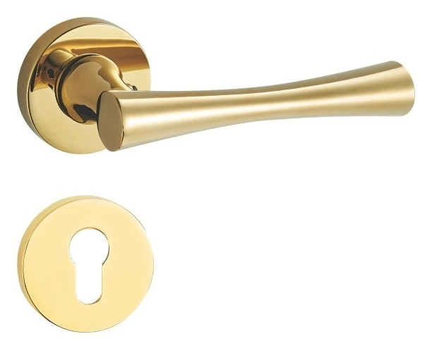 Z02198 Zinc alloy split lever door lock