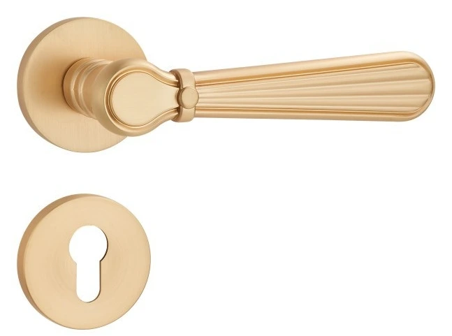 Z02221 Zinc alloy split lever door lock