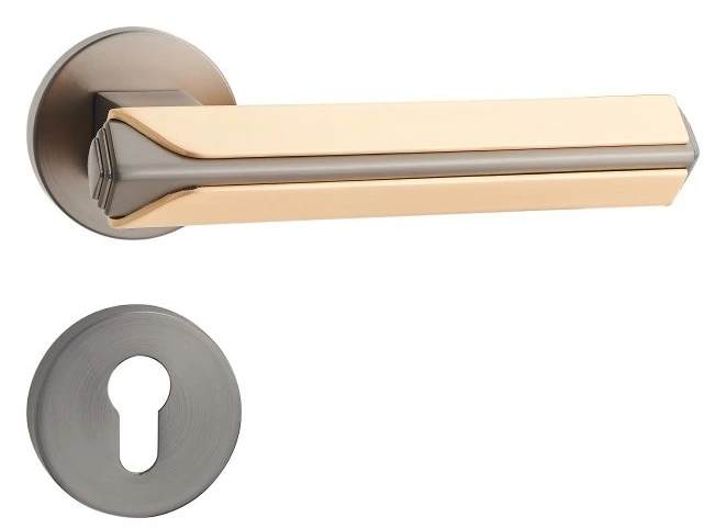 Z02229 Zinc alloy split lever door lock