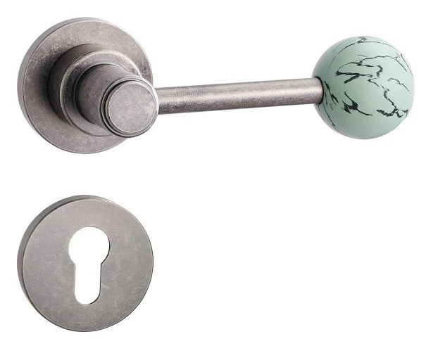 Z02237D Zinc alloy split lever door lock