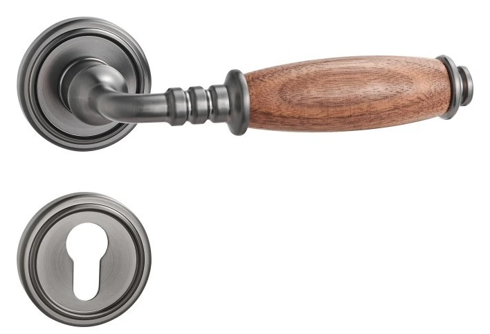 Z23274A Zinc alloy lever lock with woodgrain trim